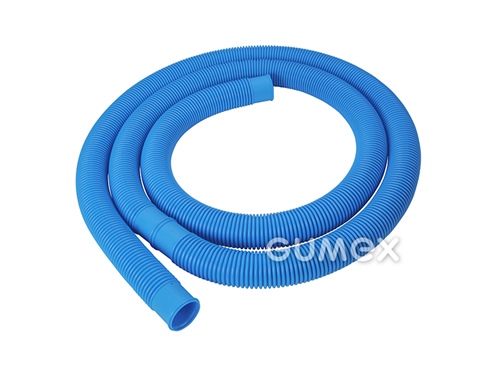 CORSEZ POOL mit glatte Enden nach 1,5m, 38mm, -0,6bar, Polyolefin, -5°C/+80°C, hellblau, 
